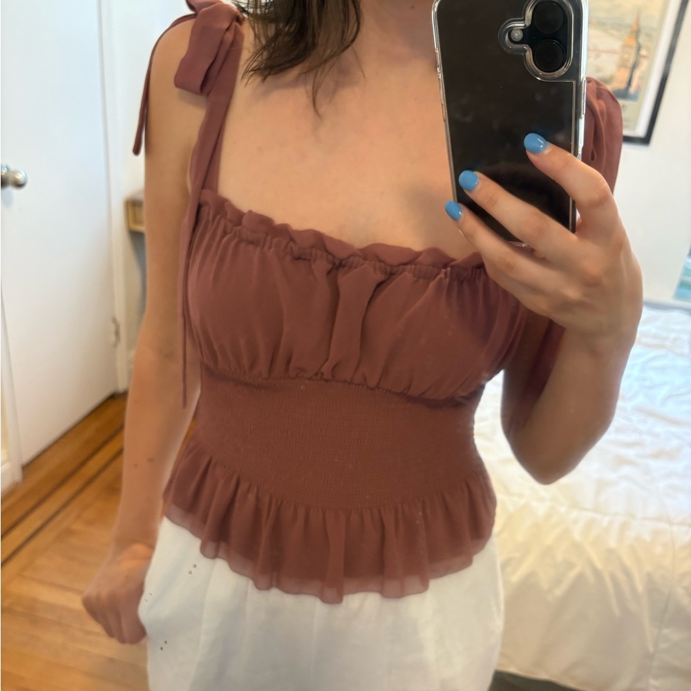 Wilfred Blush Ruffled Camisole